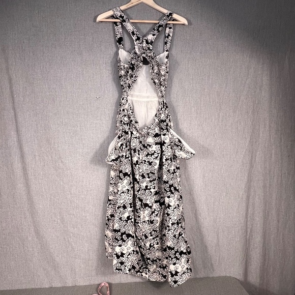 NWT Anthropologie Floral Linen Cotton Maxi Dress Pockets Sz S Fairy Sweetheart - Picture 6 of 15